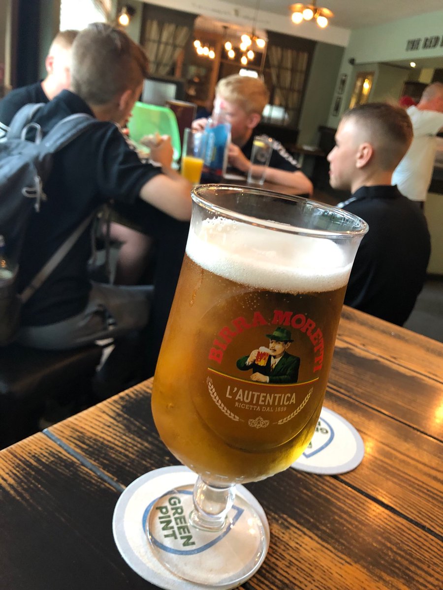 Over halfway and time for some liquid refreshment