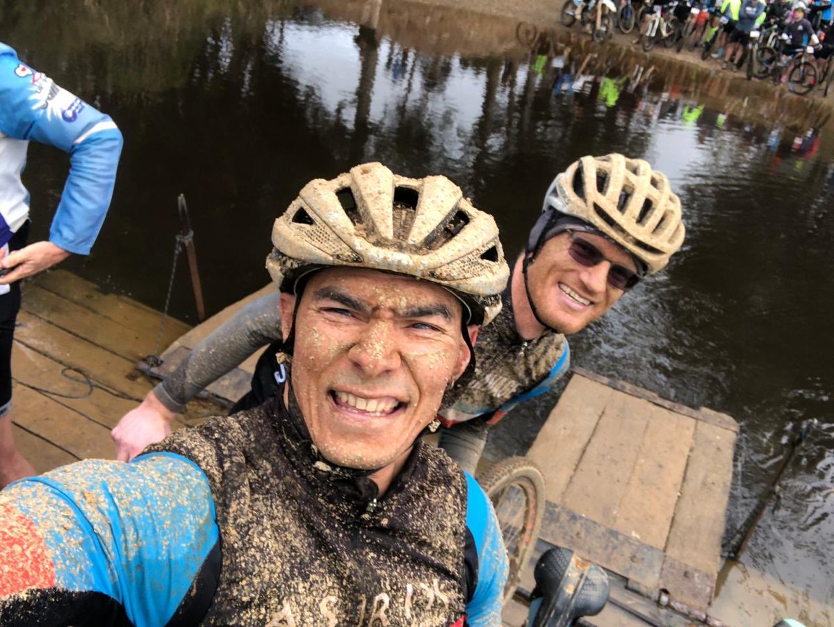 TeamPureSavage's tweet photo. Massive kudos to or Savages @Milky4130 and @WaldoZevenster today for smashing a podium at the @ChasEveritt around the pot 100 miler!! Massive effort champs!! #aroundthepot #pureaavage #hammerlicious https://t.co/bhE9jTQlbQ