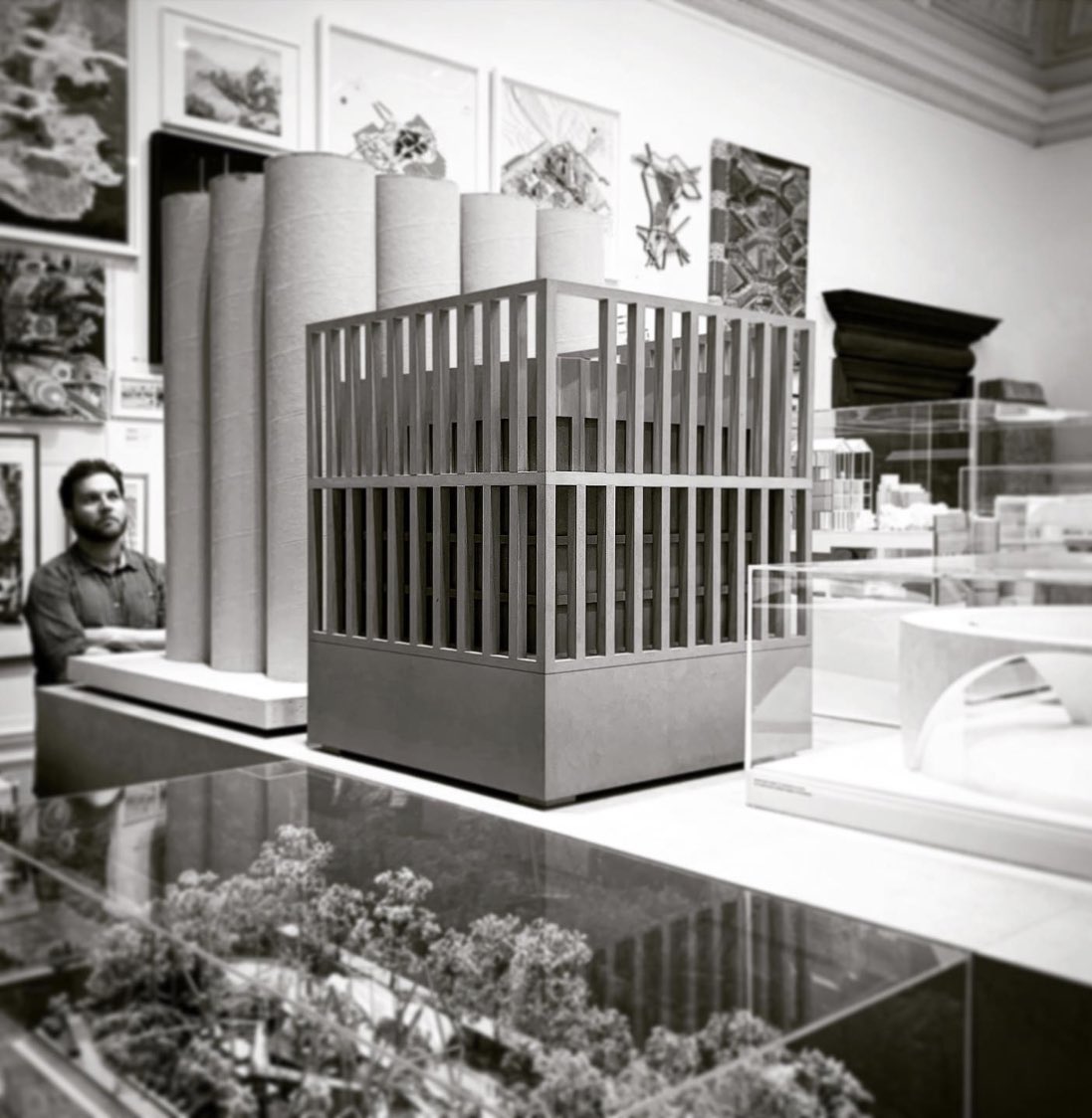 Our Whitechapel Square Fragment in-situ at the @royalacademyarts Royal Academy Summer Exhibition. Very proud of our work and our team. #hutchinsonandpartners #fragments #whitechapel #whitechapelsquare #sustainableurbanism #royalacademyofartssummerexhibition