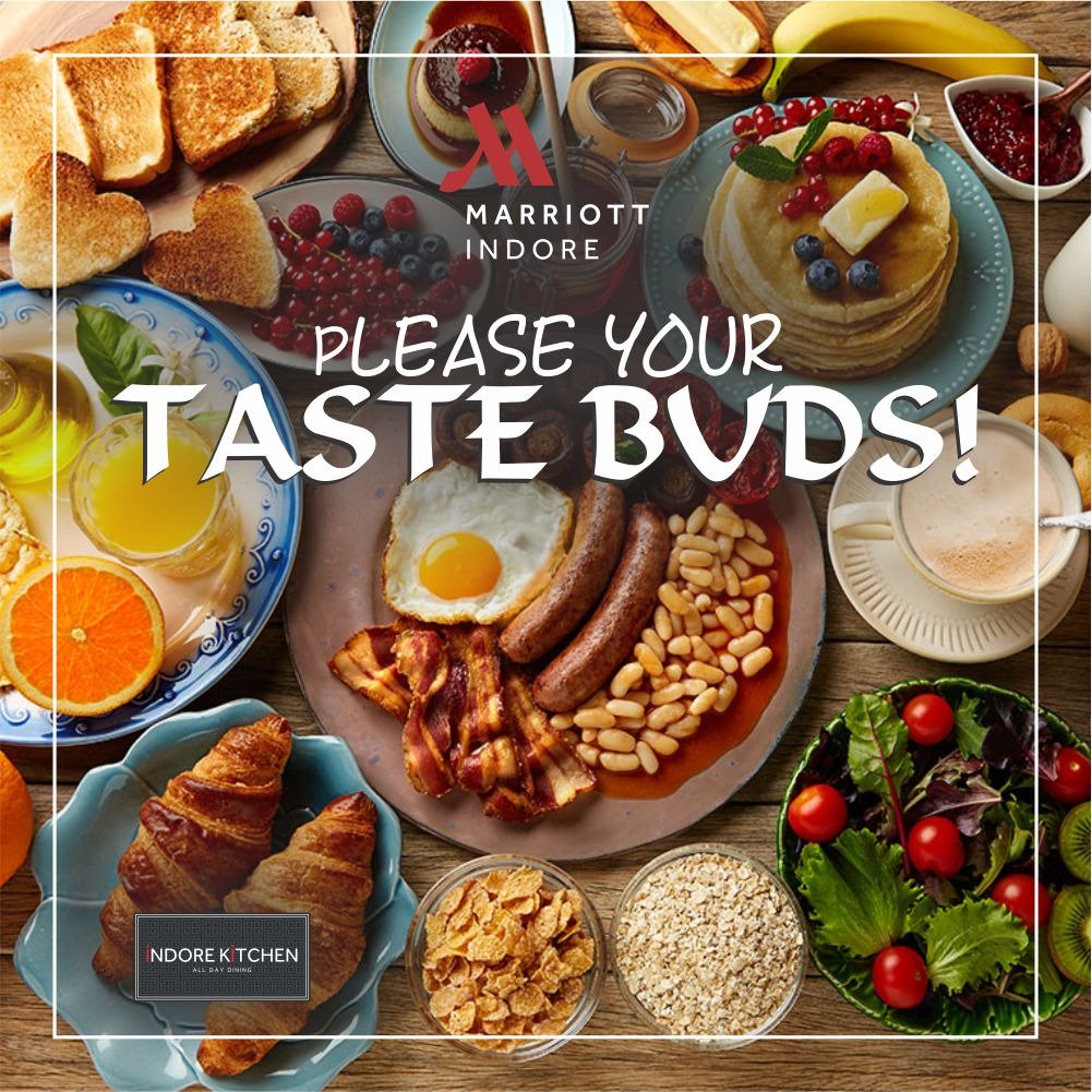marriottidr's tweet photo. #IndoreKitchen - A combination of mouthwatering food, amazing ambiance and super service! Vibes so good that you will keep coming back for more. You get dishes from across the globe, yummy drinks and smiles that helps you create some awesome memories! #staycation #Marriott https://t.co/yabCQIWi00
