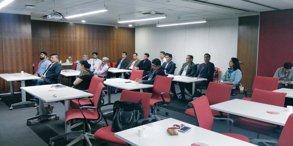 @AsisMumbai @ASIS_Intl Glimpses of of ASIS Mumbai Chapter meet at @JNJCares 19 July. Chaired the meeting which included sessions such a 'Psychological Impact of Social Media' by @BhatiaNirali and 'Executive protection challenges in New age' by @Pinkerton. Thanks everyone