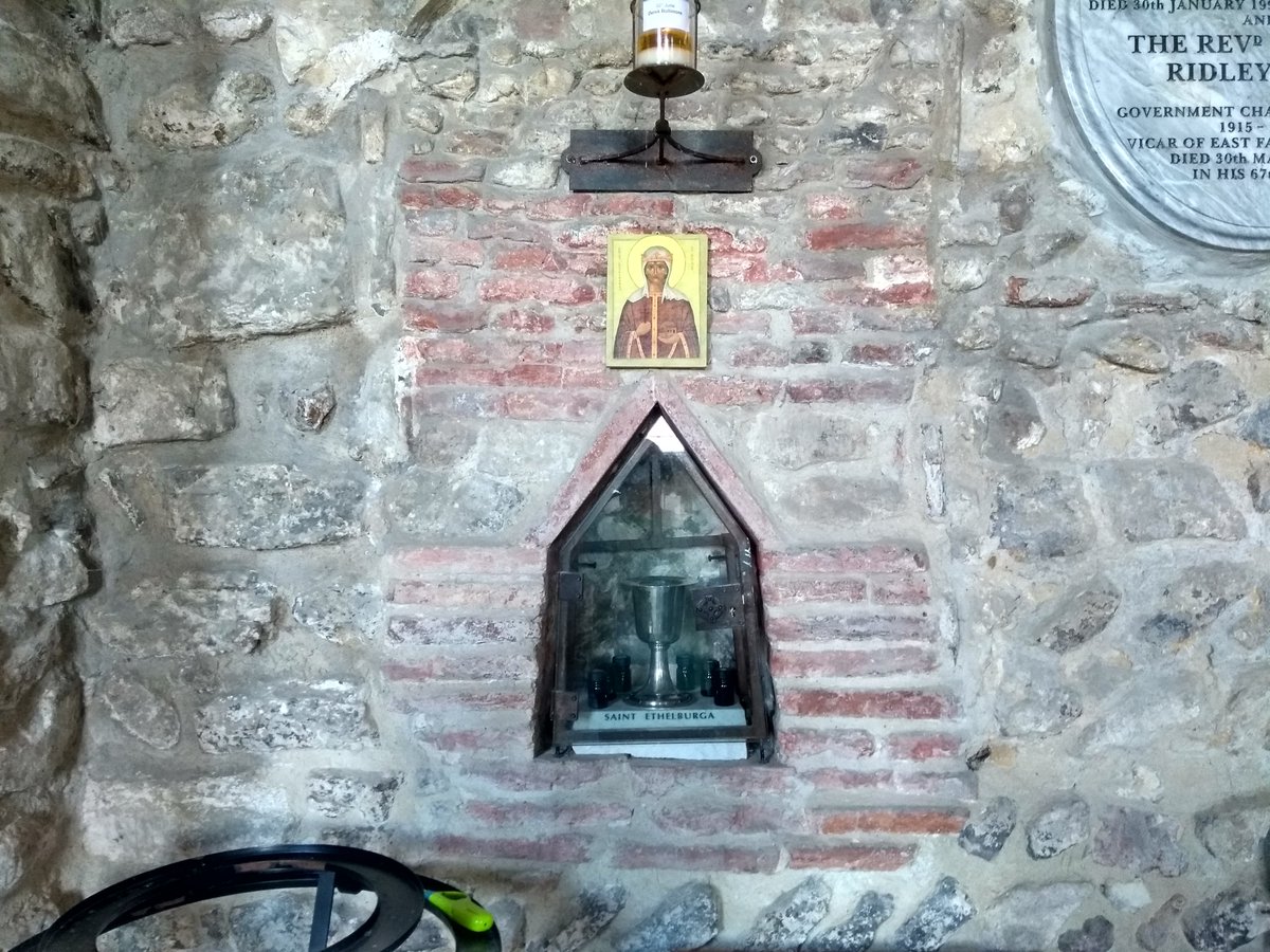 GordonHutch22's tweet photo. At #Lymingedig I was asked when the Saxon Apse was uncoveredwhere At Ethelburga was buried. Here she is. https://t.co/EJEkDwL2YT