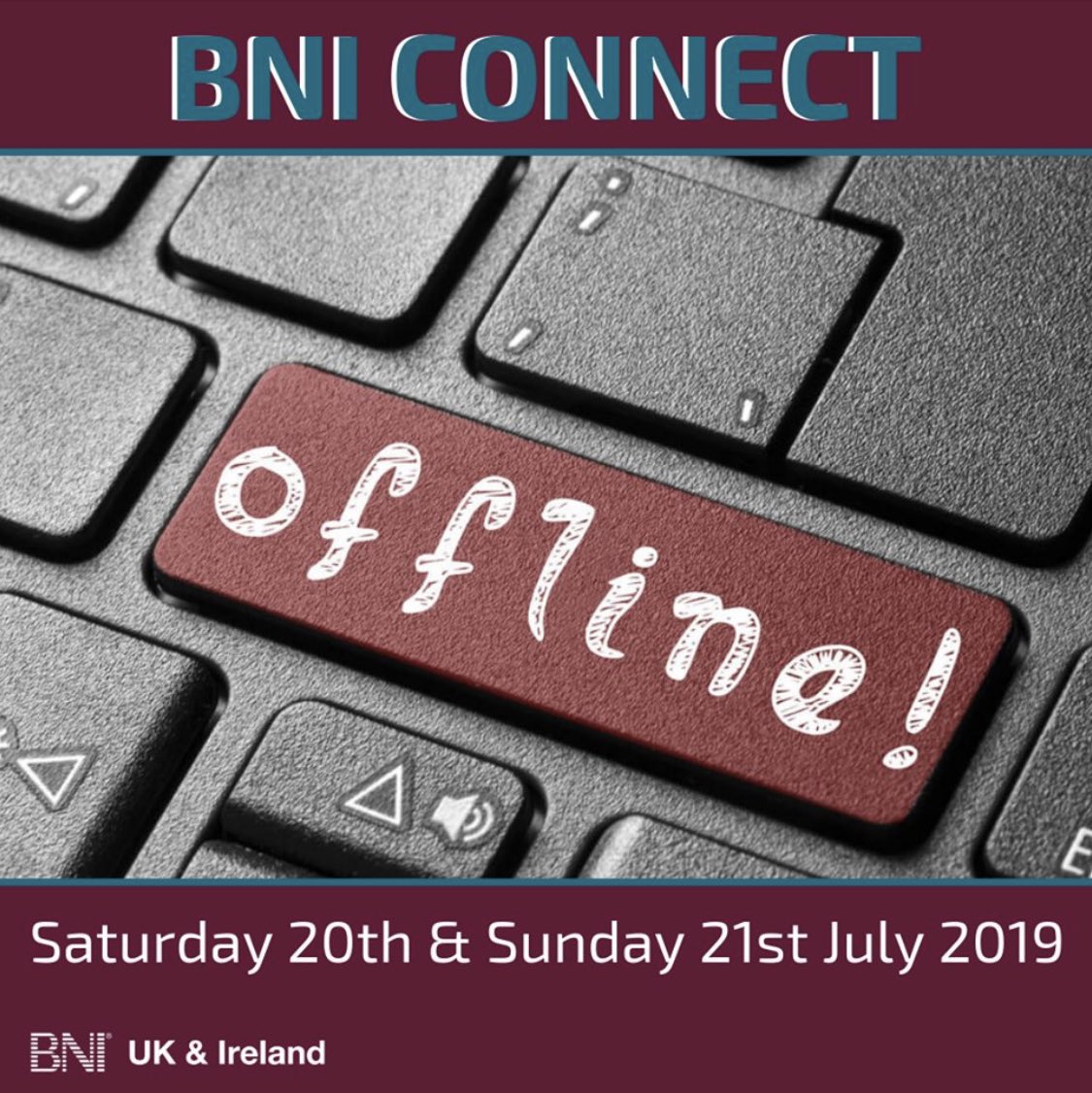 Just to let our amazing members know that BNI Connect will be offline over the weekend getting some updates.