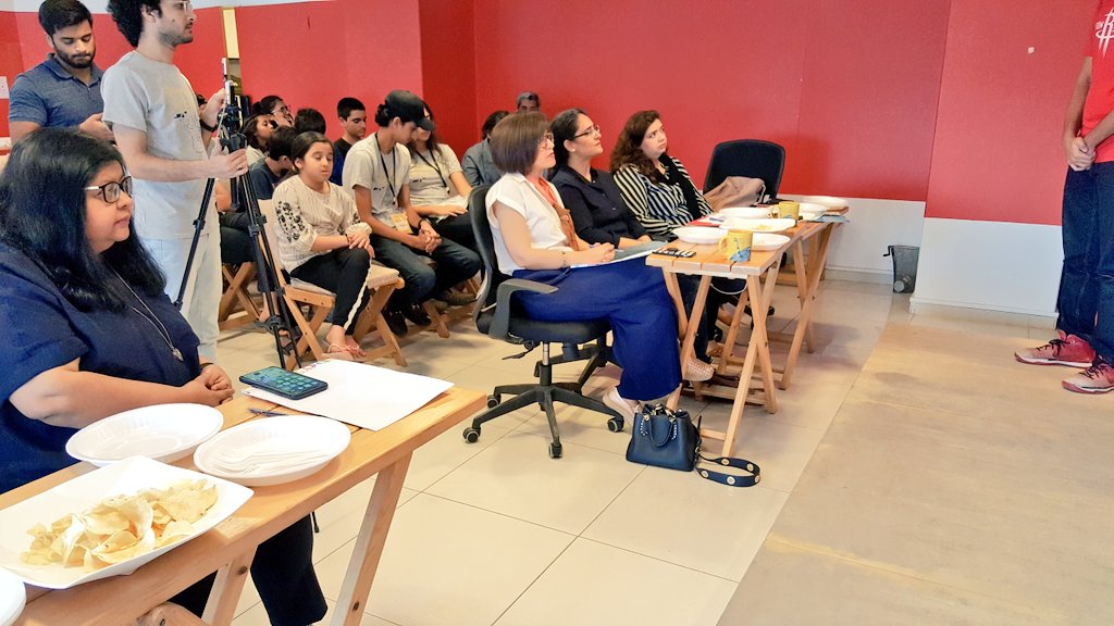 TheNestiO's tweet photo. Street Smart - these young entrepreneurs want to help children educate themselves through their self-help program installed in various locations across the city #swky19 #DreamBigStartSmall https://t.co/deDhVbaNTC