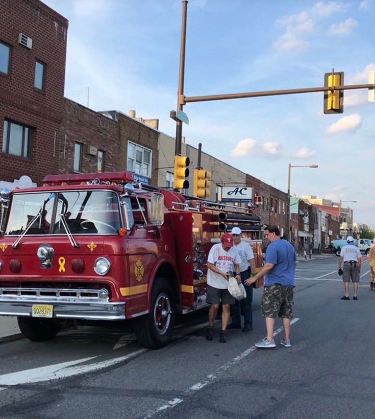 Filming of #dispatchesfromelsewhere has begun in South Philly and <a href="/ACRadioSupply/">A.C. Radio Supply Inc.</a> getting some free pub !!!@jasonsegel