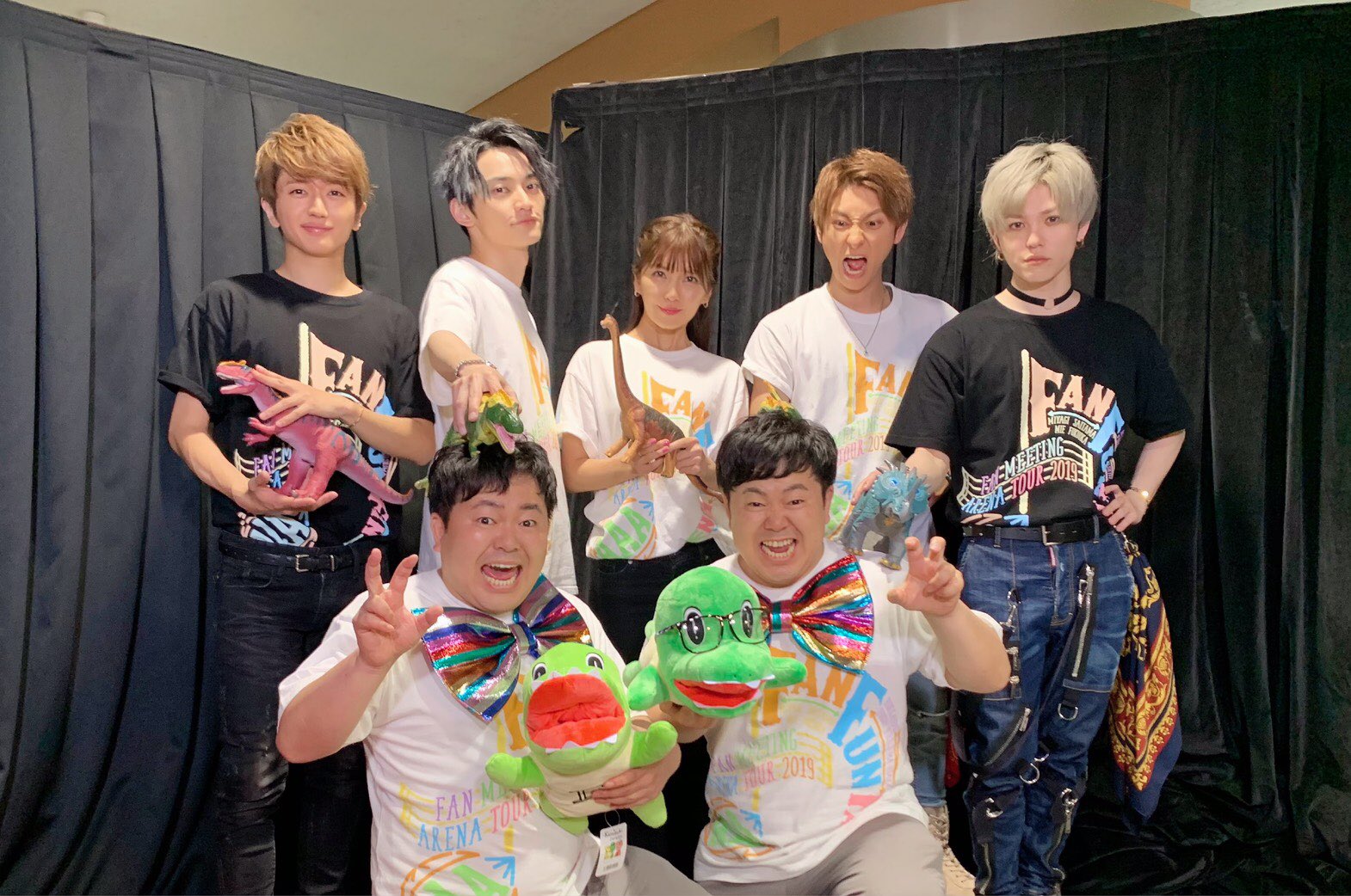 たくや ザ たっち ａａａ Fan Meeting Arena Tour 19 Fan Fun Fan 福井ーーーー Mcさせていただきました 最高に楽しかったです 福井なので みんな恐竜 持ってますw へしこ食べたい a サンドーム福井 Fanfunfan T