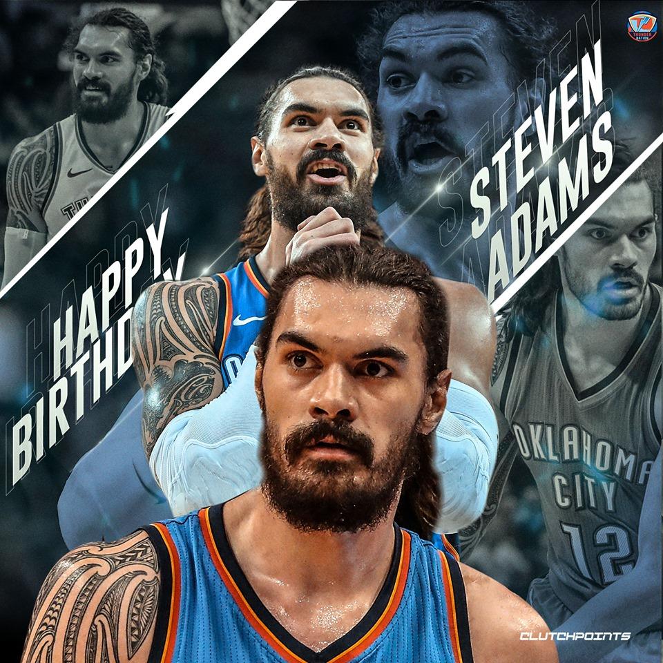 Join Thunder Nation in wishing Steven Adams a happy 26th birthday   