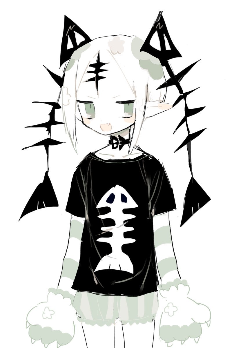 #このタグを見た人は自分の創作で一番推してるキャラの画像を貼るんだ
ホネコですᗦ↞◃ᗦ↞◃ᗦ↞◃ 