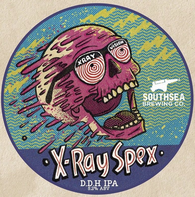 On tap today at The Brewers Tap, Milton. Our Double dry hopped I.P.A: X-Ray Spex. 5.2% ABV. A dank summer session hop bomb. 

#craftedinthecastle #southsea #thebrewerstap #drinkcraftnotcrap #ddh #ipa #southseabrewing #drinklocal #craftbeer #milton