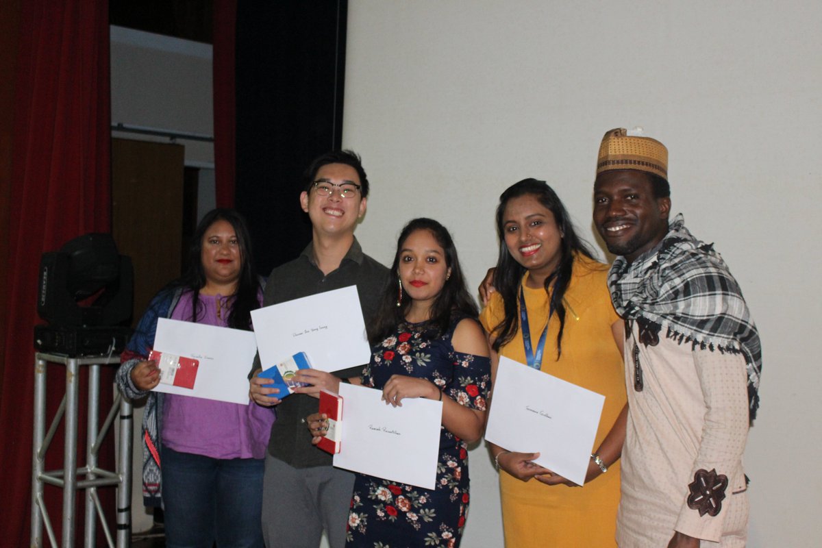 The_ACU's tweet photo. Huge congratulations to the three winning project groups, whose presentations addressed e-health, non-communicable diseases, and the sustainability of the welfare state. Well done for all your hard work! #ACUSummer2019 https://t.co/GsNtmC2xSB