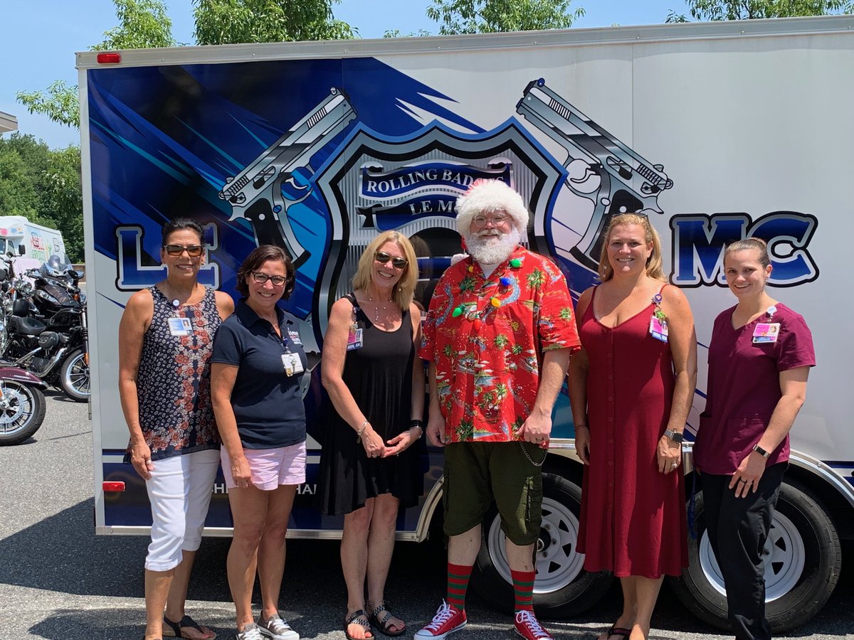 pamelagallus's tweet photo. Rolling Badges Toy Run!!  Thanks a million from all of us ⁦@VirtuaHealth⁩  ⁦@ZakMelissa⁩ https://t.co/ObmASd4if3