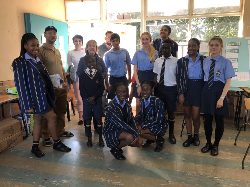 AliHalajian's tweet photo. #Tritech a nice #ScienceFair I enjoy judging at.
#Tritech2019 regional #Tzaneen was in #BenVorster #school 65 projects.
@DBE_SA pls encourage #schools to participate.
We need such events for universities too. @HigherEduGovZA
I judged at #HealthSciences. #HoerskoolBenVorster https://t.co/ipqzIDOaoW