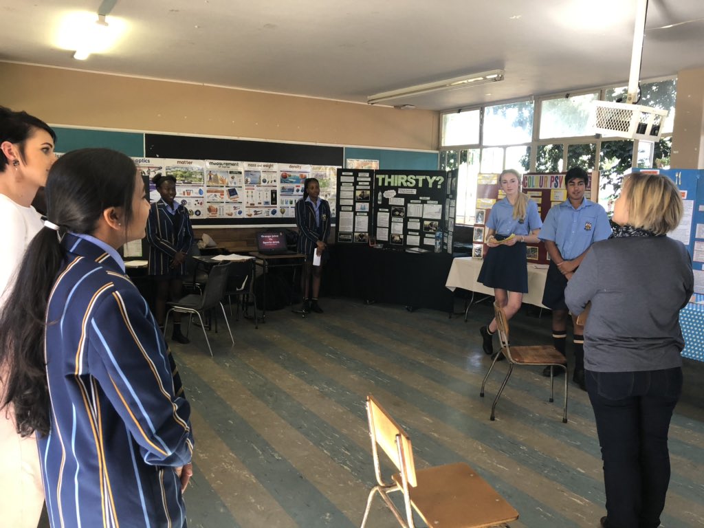 AliHalajian's tweet photo. #Tritech a nice #ScienceFair I enjoy judging at.
#Tritech2019 regional #Tzaneen was in #BenVorster #school 65 projects.
@DBE_SA pls encourage #schools to participate.
We need such events for universities too. @HigherEduGovZA
I judged at #HealthSciences. #HoerskoolBenVorster https://t.co/ipqzIDOaoW