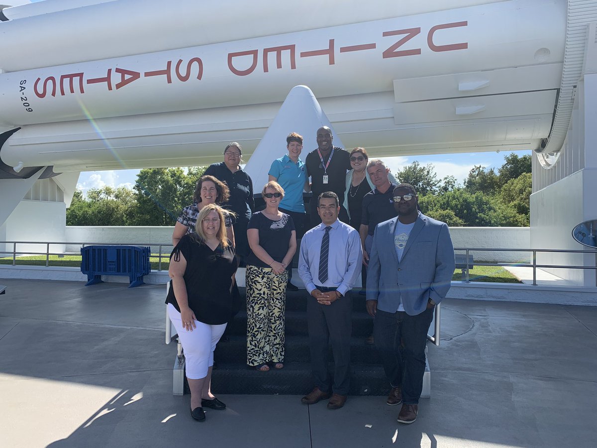 Honored to have spent yesterday @NASAKennedy as part of a team of 6 STEM educators nationally getting a glimpse at the next generation of relevant NASA STEM curriculum #NextGiantLeap #Apollo11at50 @BrowardSTEM