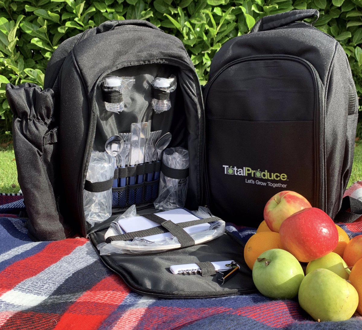 Doleireland's tweet photo. COMPETITION- Because we’re unashamed optimists here in Total Produce we’ve decided to temp the Weather Gods and give away one of our new, swanky Picnic Backpacks every day until Aug 1st. This may bring forth 40 days of ☔️.  But if you want to tempt fate, Retweet &amp; Like to enter. https://t.co/7R6h9yvf6Q