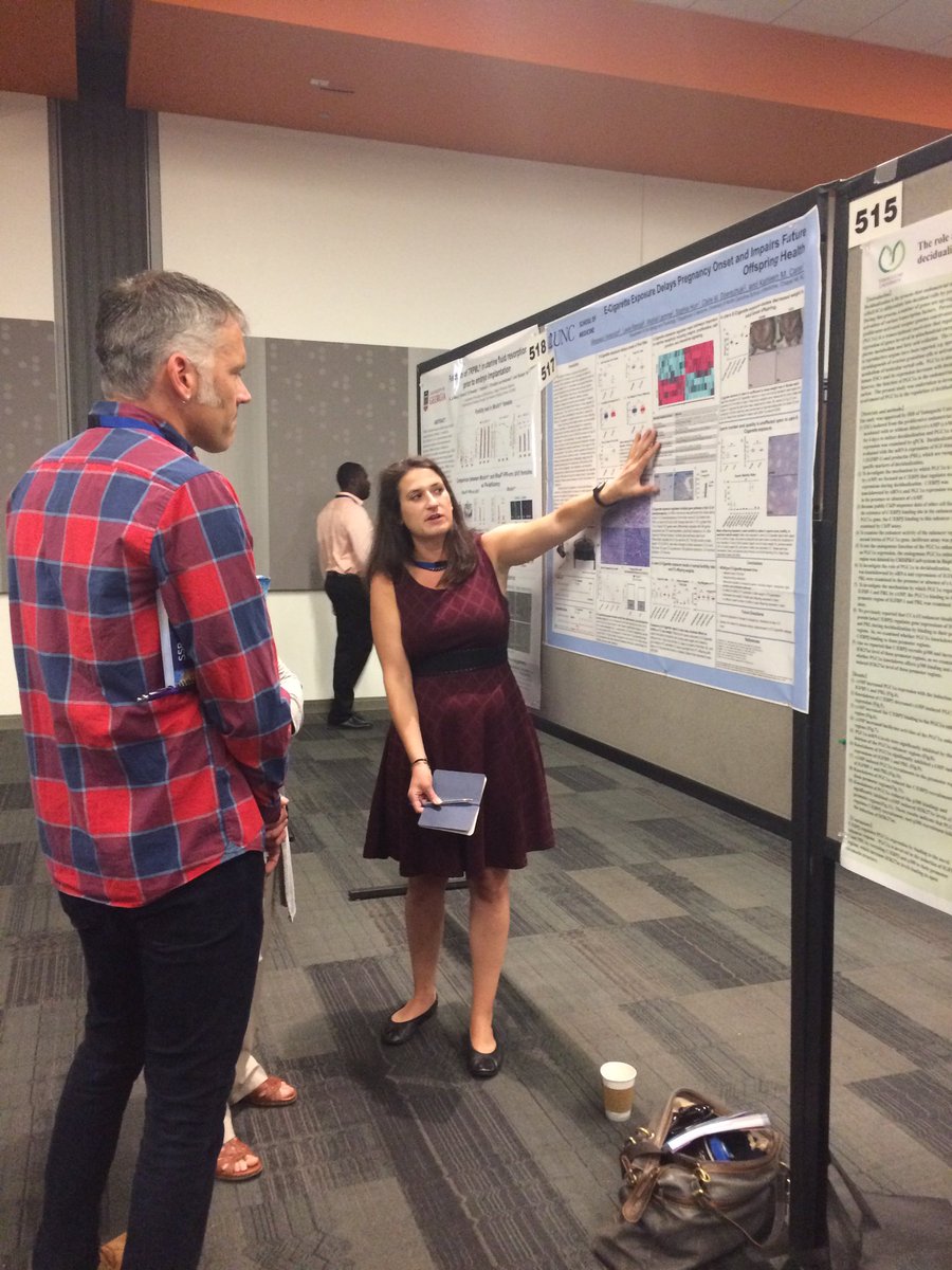 CaronLabUNC's tweet photo. Check out our post doc, Margeaux, presenting her work at SSR in San Jose #caronlab #unc #WomenInScience #SSR2019 https://t.co/VWpyArGNzw