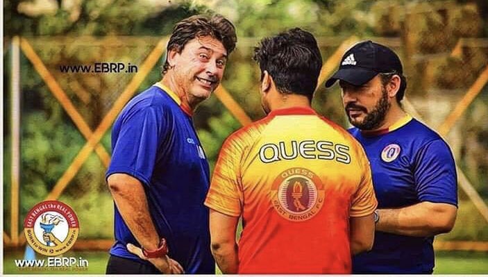 EBRPFC's tweet photo. The Boss is expected to be in the city coming Wednesday. Welcome Back Coach!! Missed you lots! ❤️💛#LoveAleSir #LoveEastBengal #JoyEastBengal #GafferIsBack!! https://t.co/UTWTiqfmrd