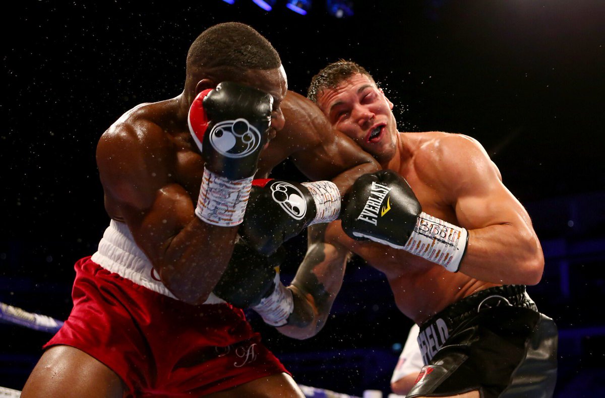MatchroomBoxing's tweet photo. Big breakout win for @dan_azeez who stops Duffield in the sixth to claim the vacant Southern Area Light-Heavyweight Championship!
Impressive performance ๐
#DuffieldAzeez #WhyteRivas https://t.co/uvcI3oZasJ