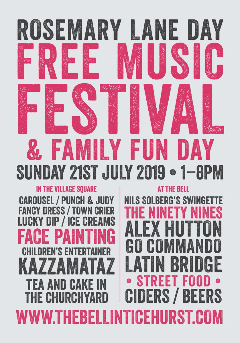 GoCommandoBand's tweet photo. This Sunday - It's time to party!
This time we are on our way to Ticehurst for their village Music Festival and Family Fun Day

Relaxed set at 4.30pm and back to rock out at 6.50pm 
Get down there and bring the kids along too, it's going to be fab! 🎸☀️

https://t.co/m5i8diHGGR https://t.co/FaqnRSKk54