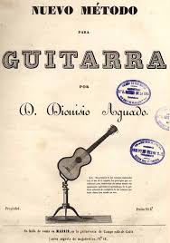 LOS ECOS DEL ROMANTICISMO ESPAÑOLDionisio Aguado y García: es considerado uno de los profesores más innovadores del siglo XIX. Célebre por su método de enseñanza titulado “Escuela de Guitarra”, por la invención del tripedisono... http://dbe.rah.es/biografias/36308/marcial-francisco-del-adalid-ramirez-de-arellano