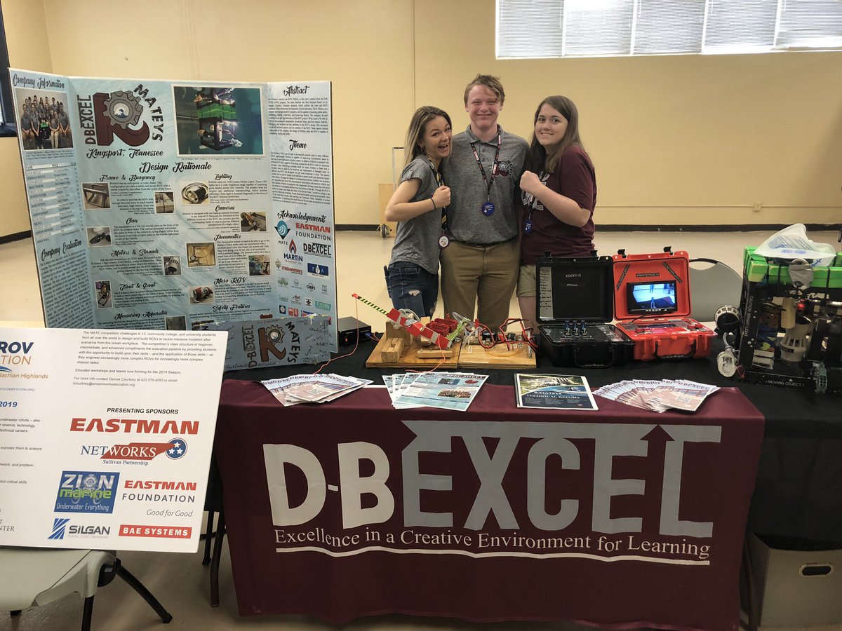 MATE_DBEXCEL's tweet photo. We had a great time at the @KptMakerFaire Thank you to everyone that stopped by to learn more about our company &amp; #ROV 💦🤖 @KCS_DBEXCEL @KptFunFest #MATE #watergame #WeAreDBE #LoveWhereYouLive #CommunityPartners #STEM https://t.co/d83X7MllNn