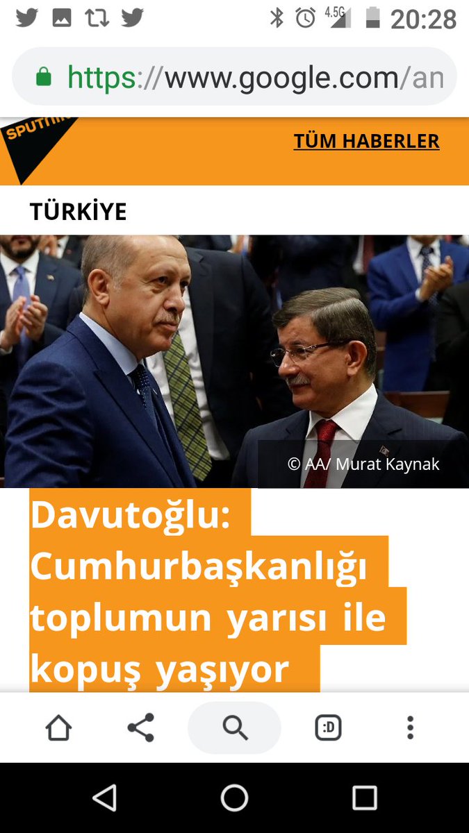 Sputnik'in genel yayın yönetmeni, "Davutoğlu gibi bir figürü önemsemiyoruz, haber değeri olduğuna inanmıyoruz" demiş...
Bu umursamazlık çok yeni ve ani bir gelişme :)