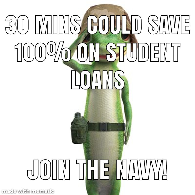 The Navy provides free money for college #gibill #forgedbythesea #navyrecruiter #Apollo11 #scranton #navybenefits