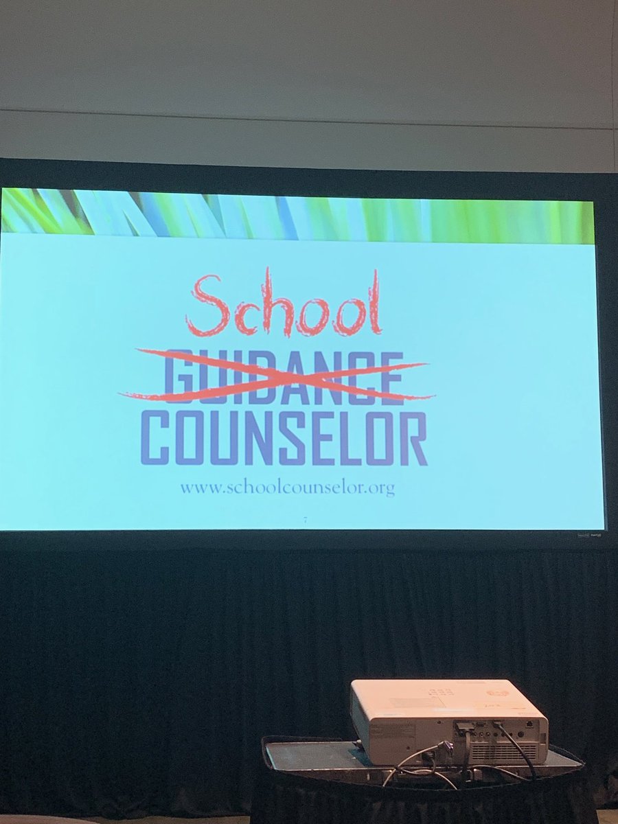Time to get rid of the “G” word! The profession has shifted—School Counselors do so much more than just offer guidance! 

It’s time we honor that reality and their professional expertise. 
#NPC19