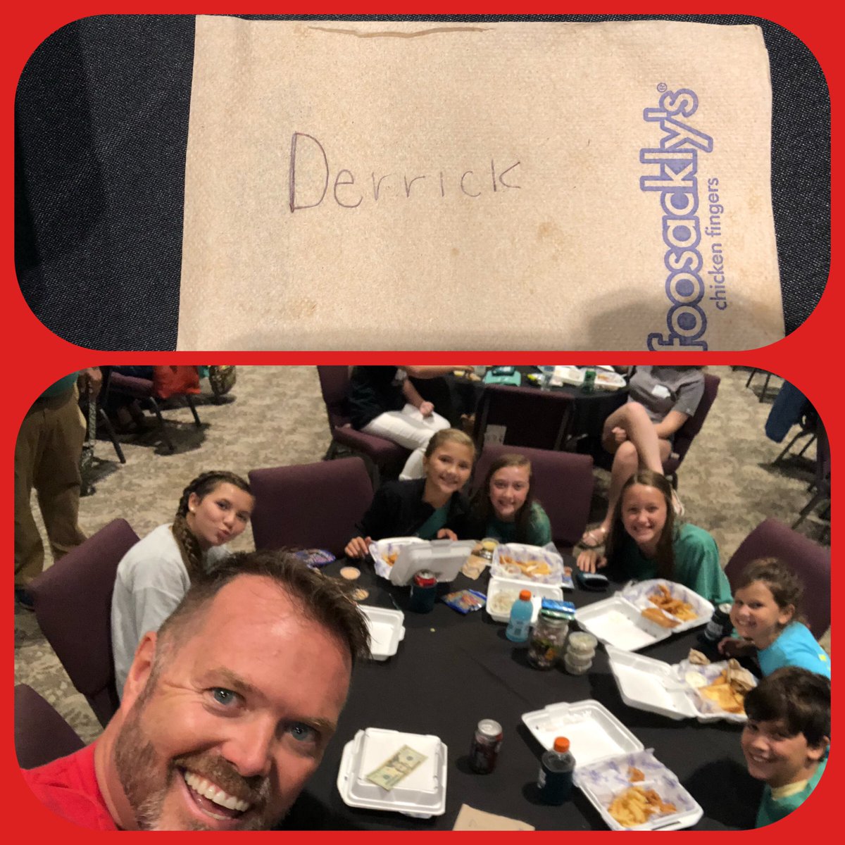 leftarmcomedy's tweet photo. YES!
After speaking to an amazing group of teachers and students with Project Outreach Gulf Coast, I got the honor of being invited to the #kidstable AND they even made me a #fancy custom #nametag. How lucky can one guy get? #specialneeds #Mobile #Education #redemptionchurch https://t.co/EXOBZcJQ1Q
