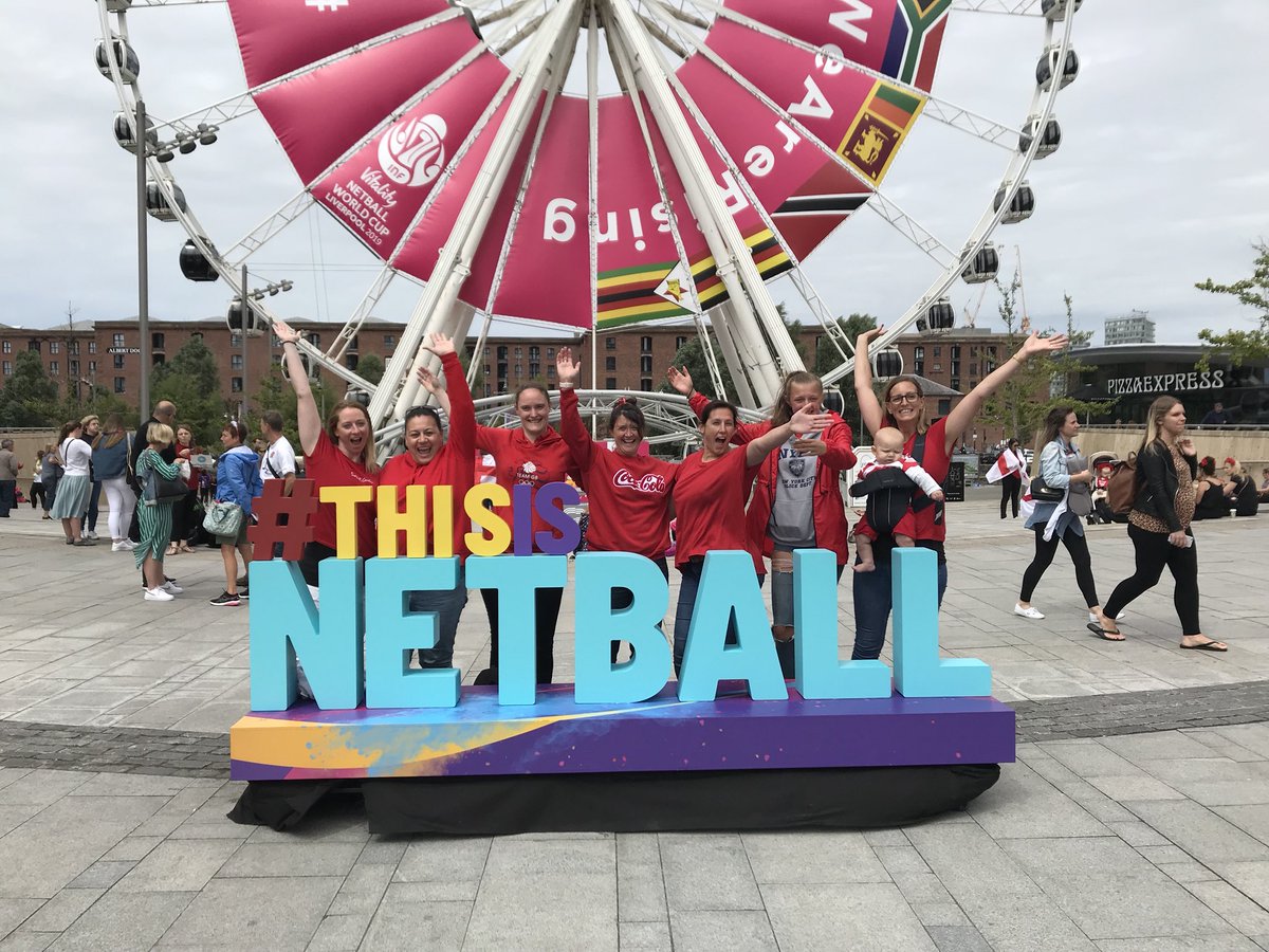 FetchamNetball's tweet photo. Fetcham Netball ready for the second semi-final! #ThisIsNetball #NetballWorldCup2019 https://t.co/575pbjKa8e