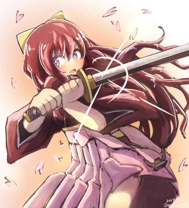 厚塗り練習 神風さん! 