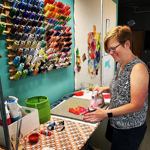 So excited we were able to visit <a href="/timnatarr/">Timna Tarr</a> in her studio last week! Looks like her favorite color is pink! Always a joy to see what you are working on Timna! Thank you!