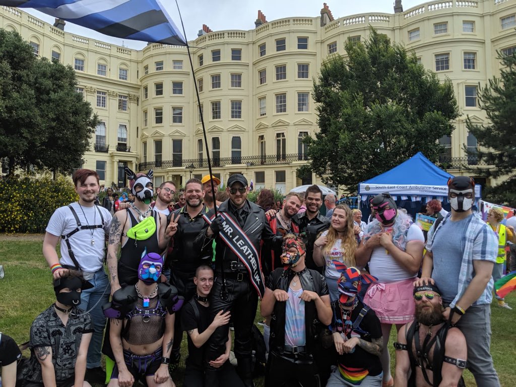 fetishalliance's tweet photo. The UK Fetish Alliance was out at #TransPrideBrighton today showing support to our trans family and friends. Glad to see the turnout and happy to show how the fetish community comes together for a worthy cause. https://t.co/TckexYZkv3