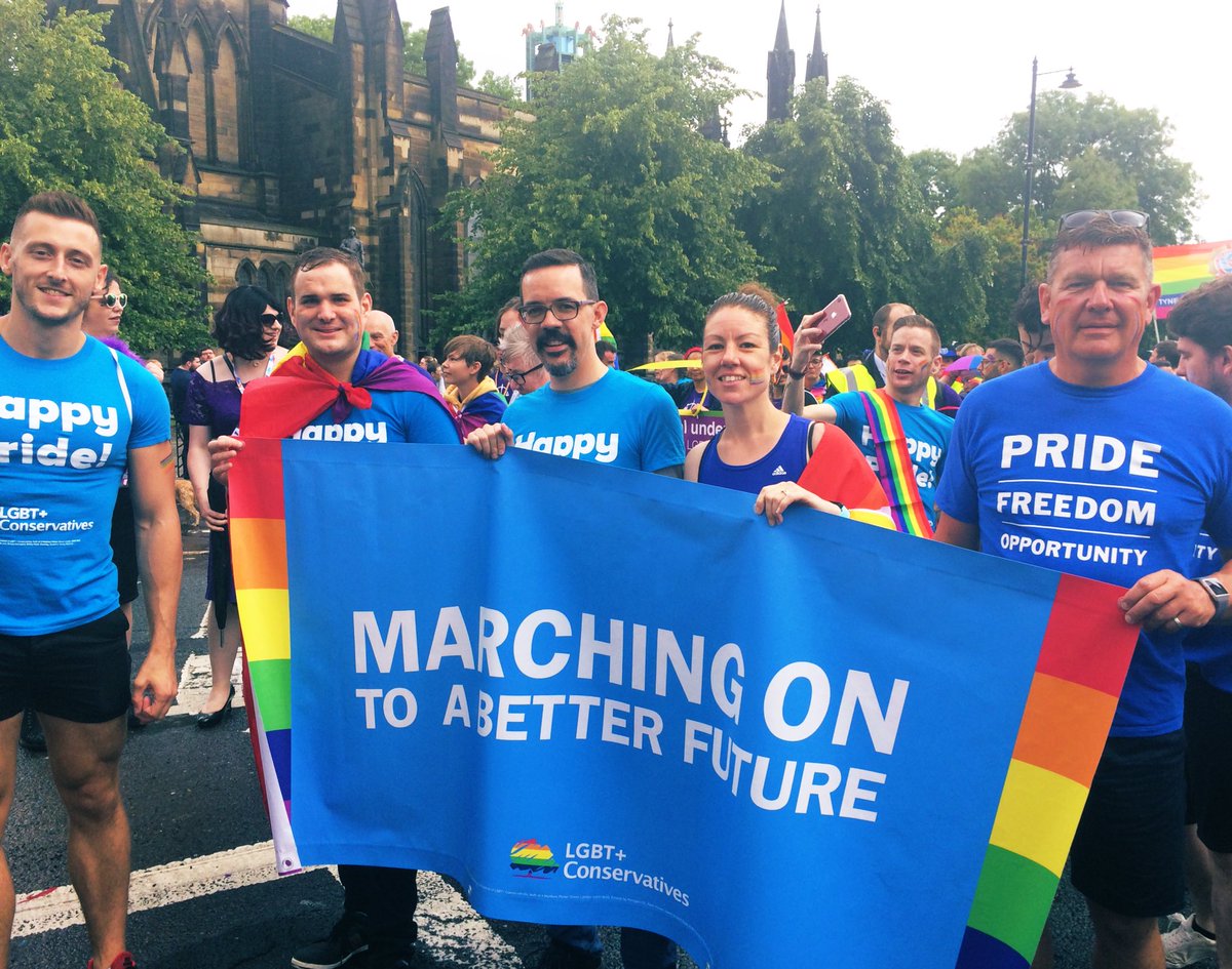 Happy Northern Pride!! From sunny Newcastle! 🏳️‍🌈🌧🌧🌧🌧@LGBTCons @NewcastleTories #NorthernPride #Pride