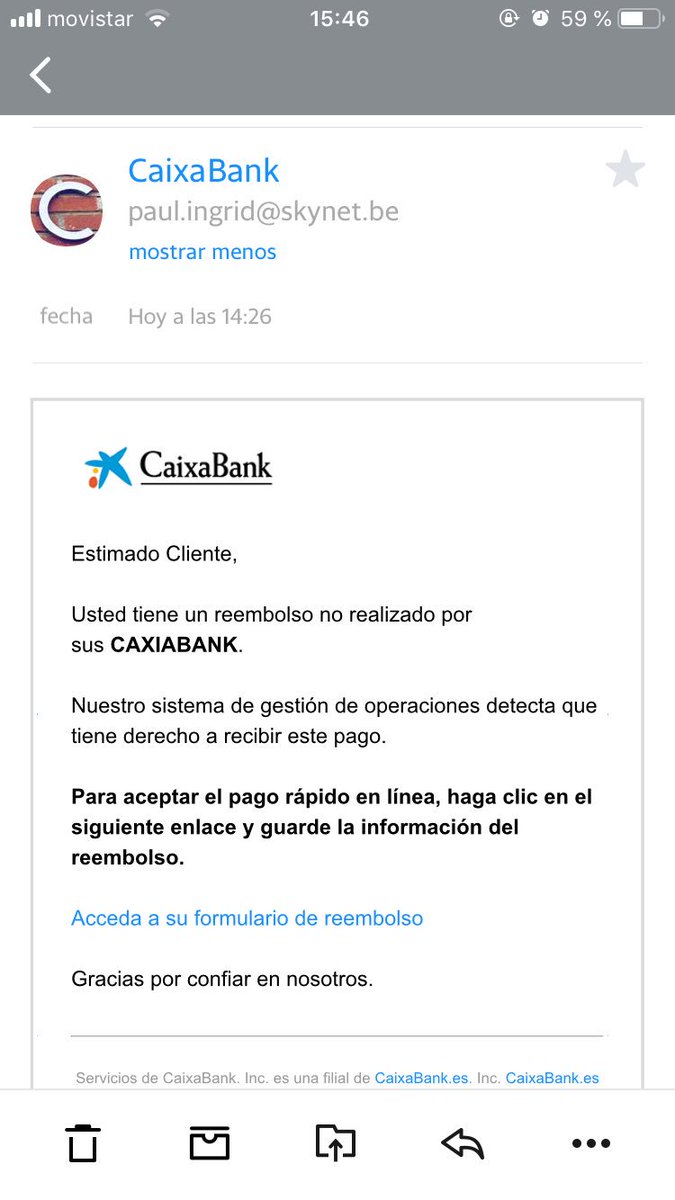 pacowalver's tweet photo. @policia he recibido este mail... intento de phishing? https://t.co/xFgM0p3sg9