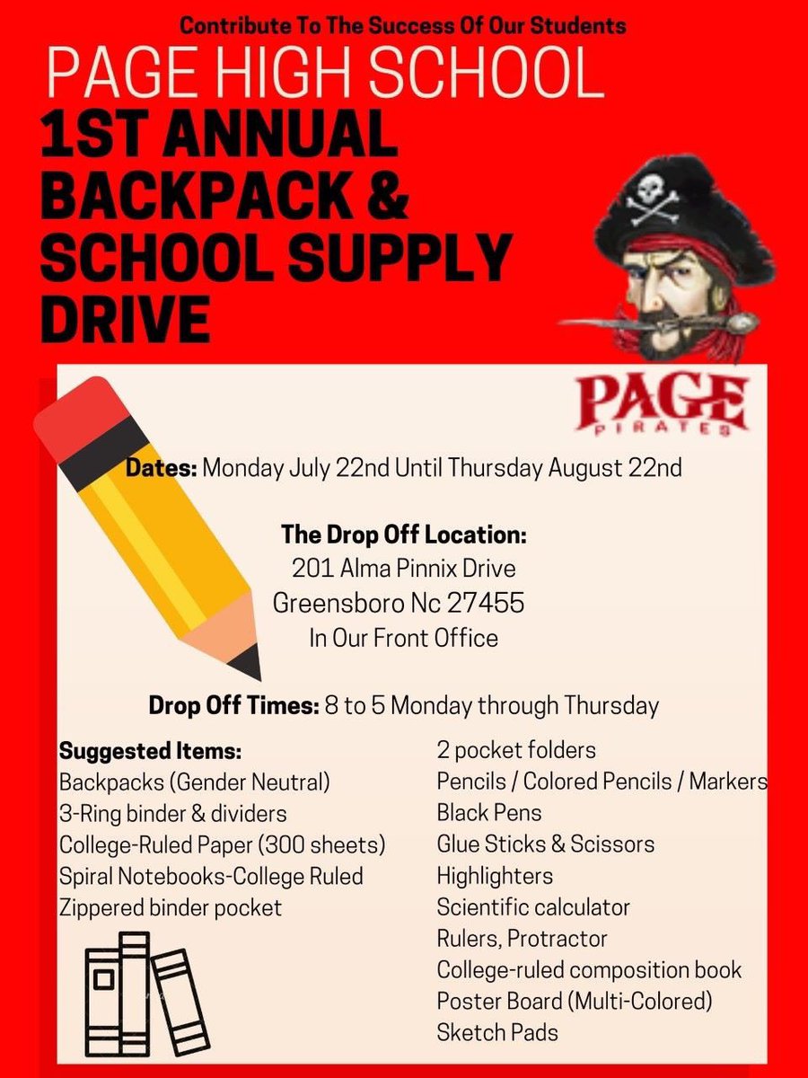 Another awesome opportunity to get involved in our school and help our students! #DreamBIG <a href="/PagePtsa/">Page PTSA</a> <a href="/PagesbyPage/">Pages by Page</a> <a href="/PagePiratesATH/">Page High School Athletics</a> <a href="/GCSchoolsNC/">Guilford Co. Schools</a> <a href="/wandalegrand/">Wanda Legrand</a> <a href="/BecoatsB/">Jocelyn B Becoats</a>