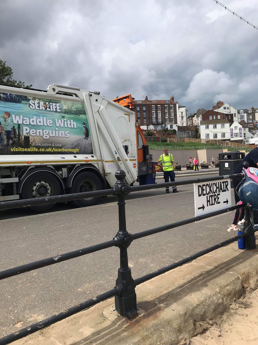 Banner_1's tweet photo. And that’s it..... the bags of rubbish are placed in the dumper truck and our #bannerbeachclean captain waves the coach off 👋🏻 https://t.co/UgiN7Q0ZDY