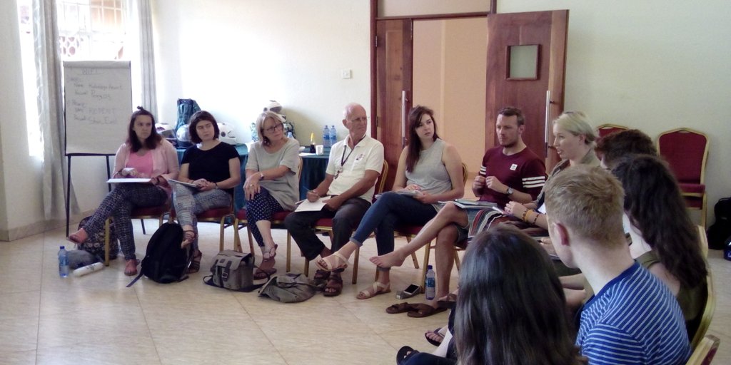 OJMChamberlain's tweet photo. Day 15- We have regrouped in Masindi with Lynne and Ronnie from @RedearthEdu to reflect on the last two weeks and think about what we've learned.
Also enjoyed some great rain over Africa...
#toto #ThisIsLfS #LearningForSustainability #globallearningpartnerships #GLP2019 https://t.co/KOW905Hf9J