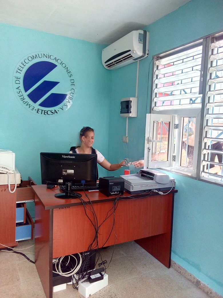 MorejonCuello's tweet photo. Apertura del Minipunto de Reparto Nuevo #Etecsa #Artemisa @coto_valdes @ernestoyudreane @NapolesYury https://t.co/gUDS1XjFUW