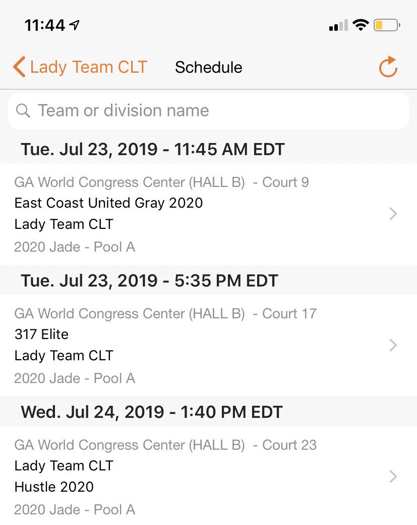 LadyTeamCLT's tweet photo. 🚨🚨🚨SCHEDULE CHANGE🚨🚨🚨our 2020 girls schedule has been changed!!! Here is the NEW and UPDATED schedule!!! National Championship July 23-25 https://t.co/Xx4gZFBViI