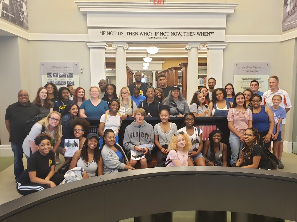 RSDlearning's tweet image. Ritenour &amp;amp; U City Civil Rights Tour 2019 is underway. Students visit the Sit in Counter in Nashville and meet with Dr. Bernard Lafayette in Atlanta. #ritenourexcellence