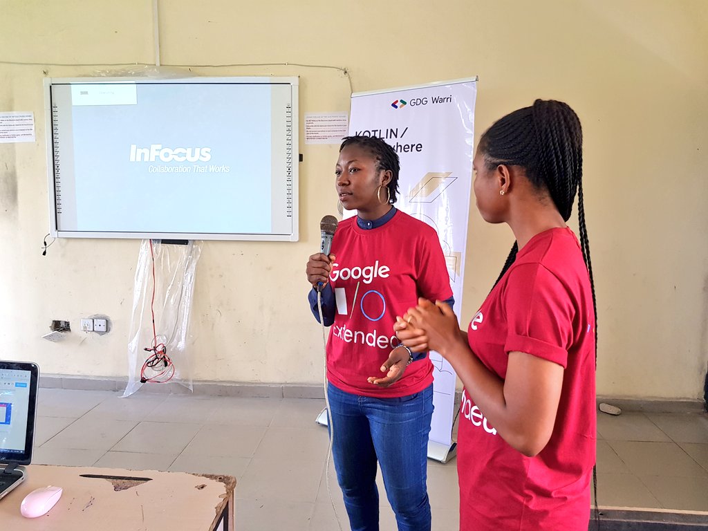 gdg_warri's tweet photo. #iAmRemarkable session from participants & #Developers #CodeNewbie @ the @gdg_warri #ioextended19 #kotlineverywhere
@kelvinrolex @umarauna @ighotouch @WomenTechmakers @aniediudo
@charliecodes @MrTechDan
@wtmwarri @googleafrica @googledevs https://t.co/3KREOlfN2g
