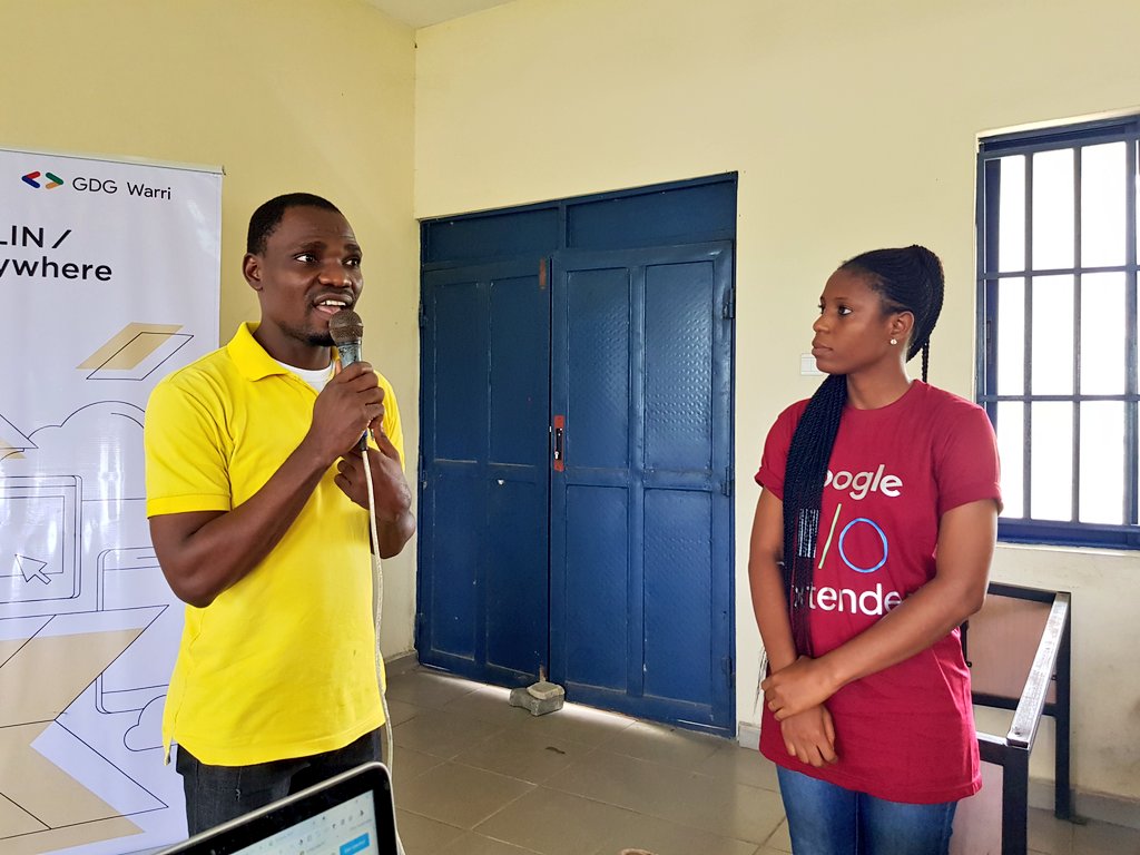 gdg_warri's tweet photo. #iAmRemarkable session from participants & #Developers #CodeNewbie @ the @gdg_warri #ioextended19 #kotlineverywhere
@kelvinrolex @umarauna @ighotouch @WomenTechmakers @aniediudo
@charliecodes @MrTechDan
@wtmwarri @googleafrica @googledevs https://t.co/3KREOlfN2g