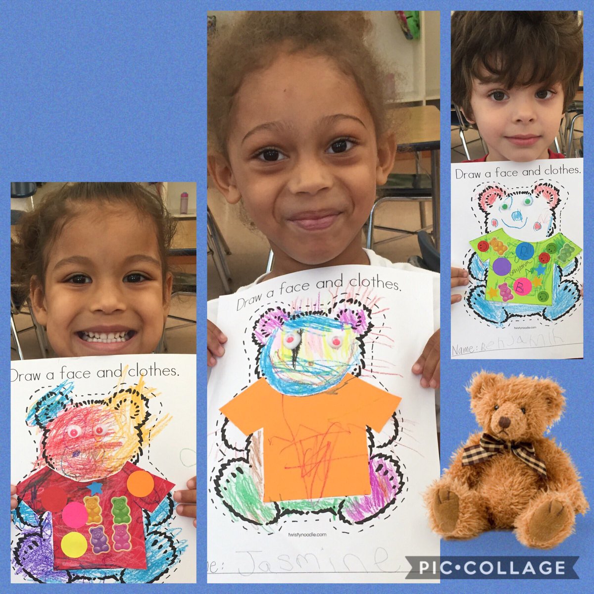 tglyons36's tweet photo. #SPEFSummerStart2019 We made our own bears to cap off a week of learning all about Goldilocks and the Three Bears! https://t.co/rhrHnN9H2b