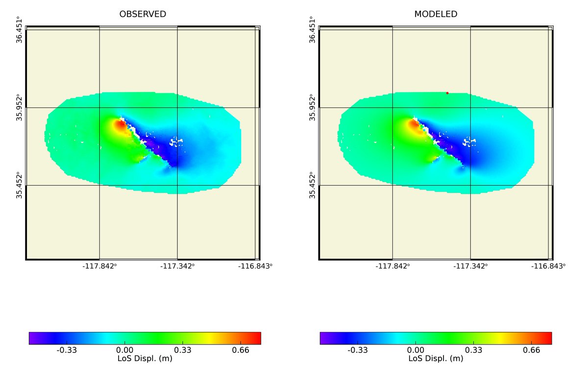 VDN75's tweet photo. A new possible scenario that involves more than 3 fault plane sources with @esa #sentine1 @unavco GPS @IRIS_EPO data.
Thanks @patton_cascadia for your report 2 and @SotisValkan for your S-2 maps! 
#RidgecrestEarthquake #
@FraxInSAR @maferp_13 @SimoneAtzori73 @USGS https://t.co/DUe8dDp5vk