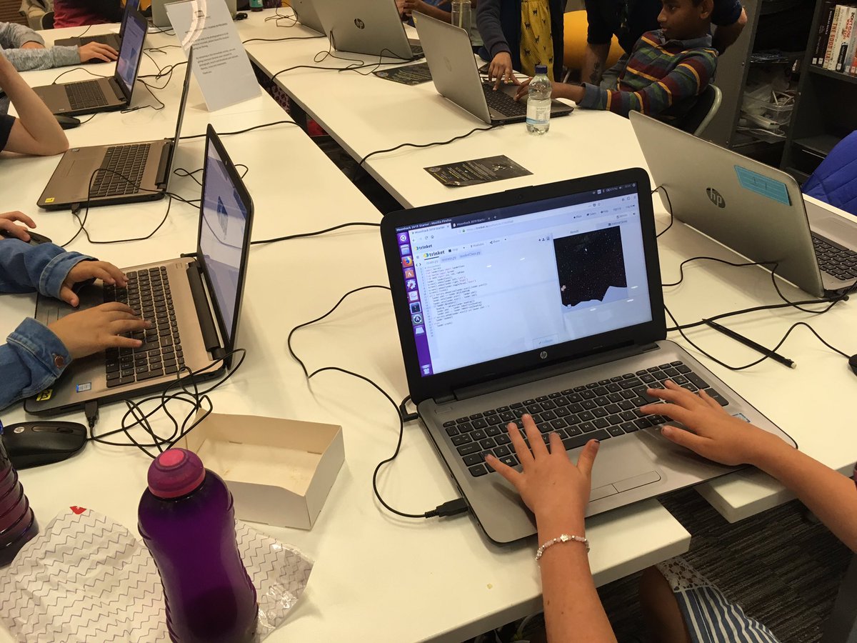 liverpoolcode's tweet image. Having great fun with Python-powered moon landers and Scratch buggies today at @Liverpoollib for #moonhack 2019 – writing the code’s the easy part, it’s landing the lander that’s tricky!!