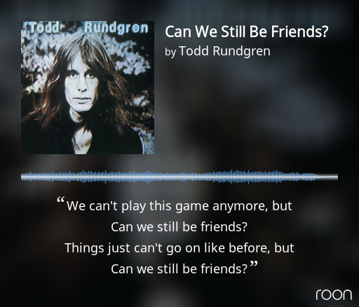 GoGoPelican's tweet photo. #roon #music #nowplaying https://t.co/6PuierPCbz
