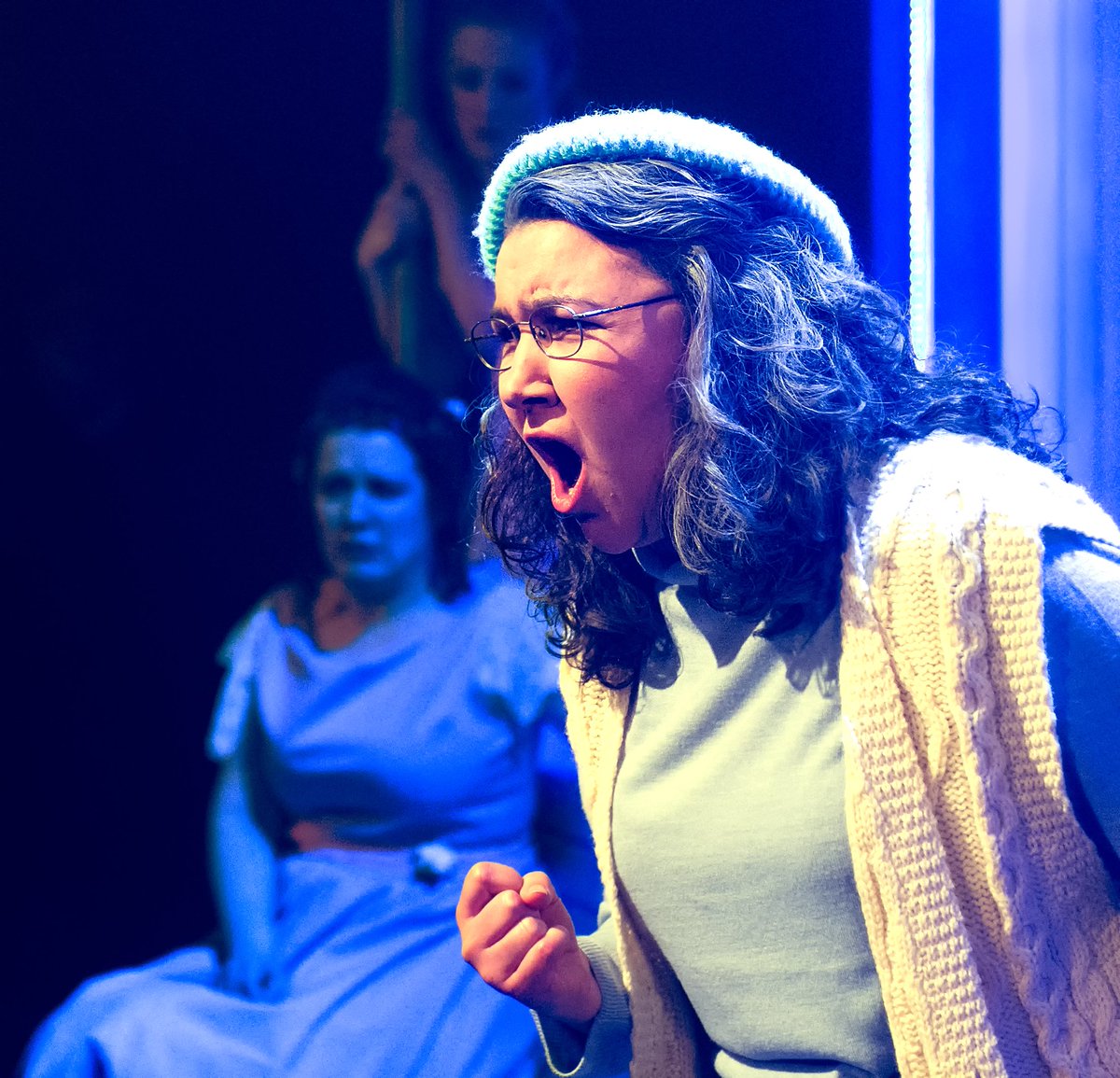 AmyJPayne's tweet photo. Looking forward to spending some time with this feisty old maid next week and with my old pals @charlescourt #ccoruddigore #damehannahreturns #poniard #knitwear Photo credit: Bill Knight https://t.co/7PtDatHq3O