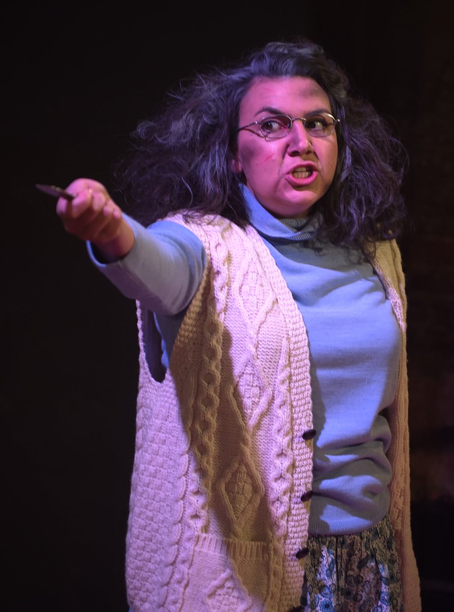 AmyJPayne's tweet photo. Looking forward to spending some time with this feisty old maid next week and with my old pals @charlescourt #ccoruddigore #damehannahreturns #poniard #knitwear Photo credit: Bill Knight https://t.co/7PtDatHq3O