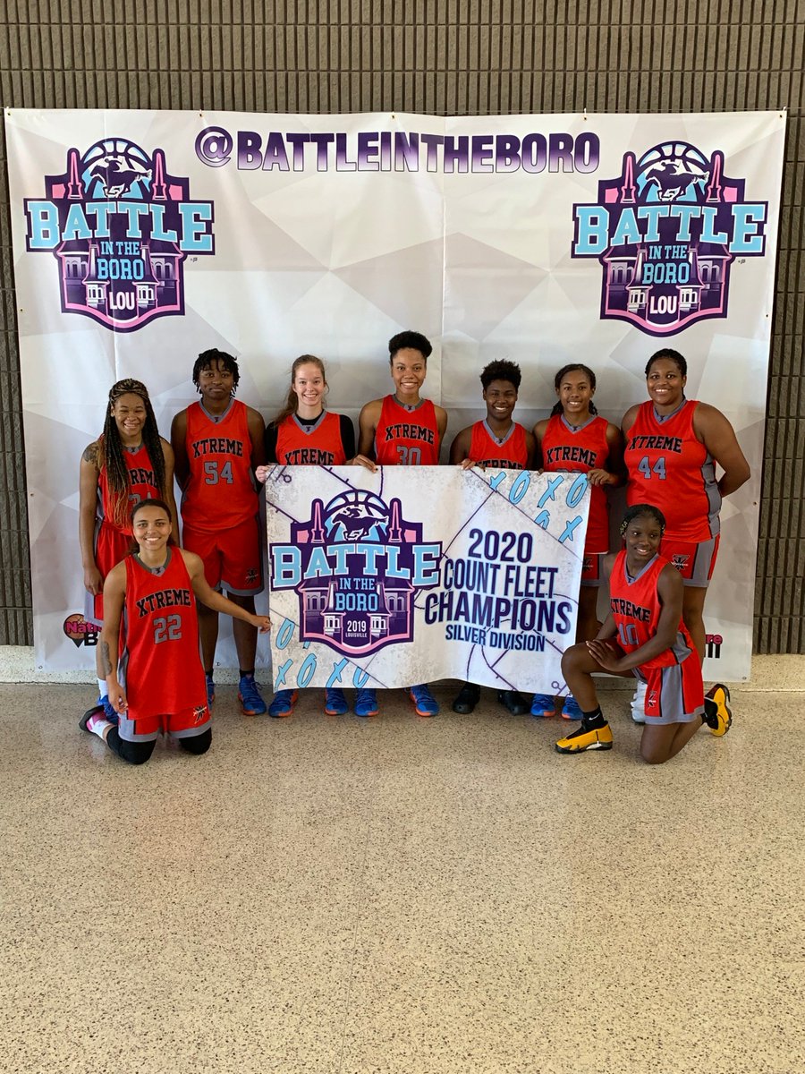 BattleintheBoro's tweet photo. Congratulations to this year's 2020 Count Fleet Division Champions! 
@Tnxtremebball 
@CarolinaDynasty 
@CarolinaWavesBB 
@LadyTeamCLT 
#Boro2019 https://t.co/X7Ef3aSVzi